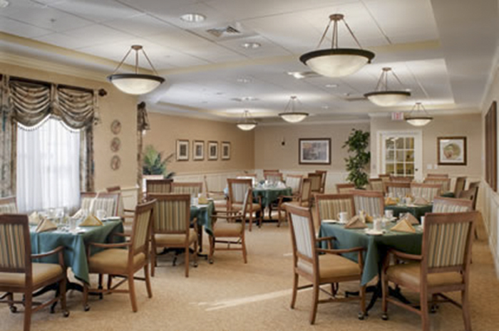 Brightview Concord River Dining Room - Massachusetts Senior Living