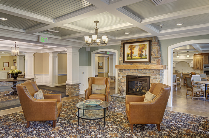 Brightview Rolling Hills Living Room - Maryland Senior Living