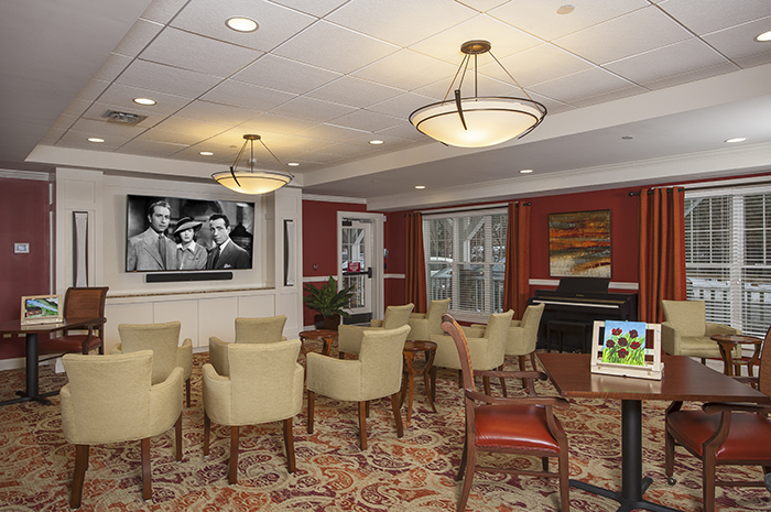 Brightview Tarrytown Television Viewing Room - New York Senior Living