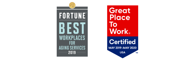 Certified Great Place to Work and Best Workplaces in Aging Services